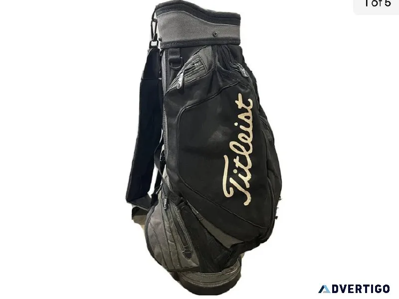 Titleist Golf Cart Bag black and Off White