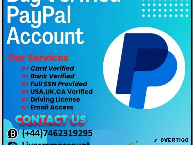 Buy Verified PayPal Accounts