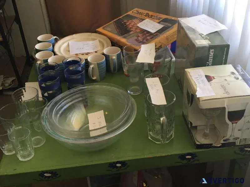 household dishes for sale