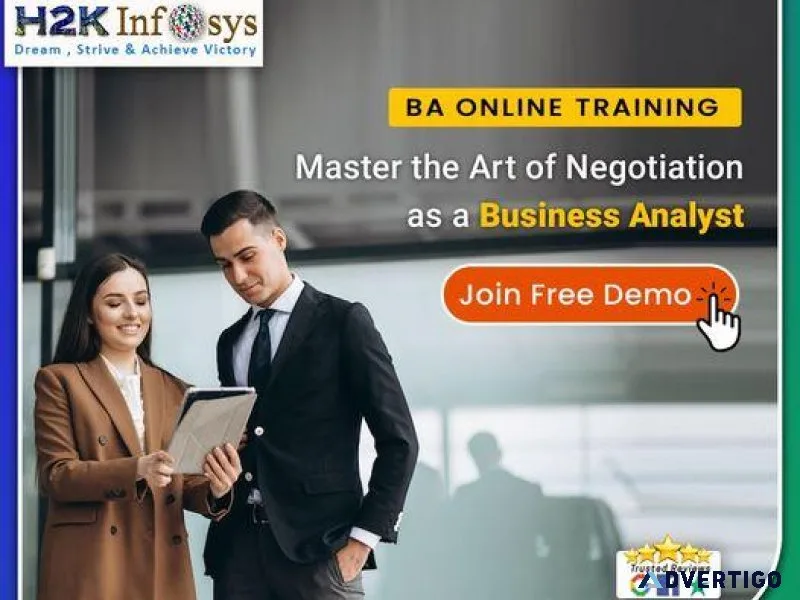 Master the Business Analyst course at H2k Infosys