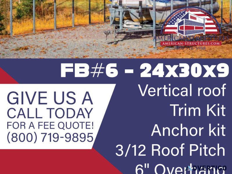 FB6 - 24x30x9 Carport