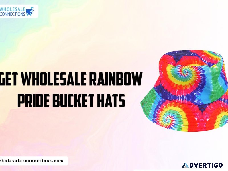 Get Wholesale Rainbow Pride Bucket Hats