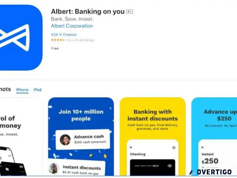 Install and Sign Up With Albert Banking App