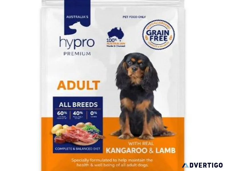 Buy Hypro Premium Kangaroo and Lamb Dry Dog Food Online