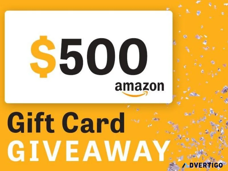 Get a 500 Amazon Gift Card