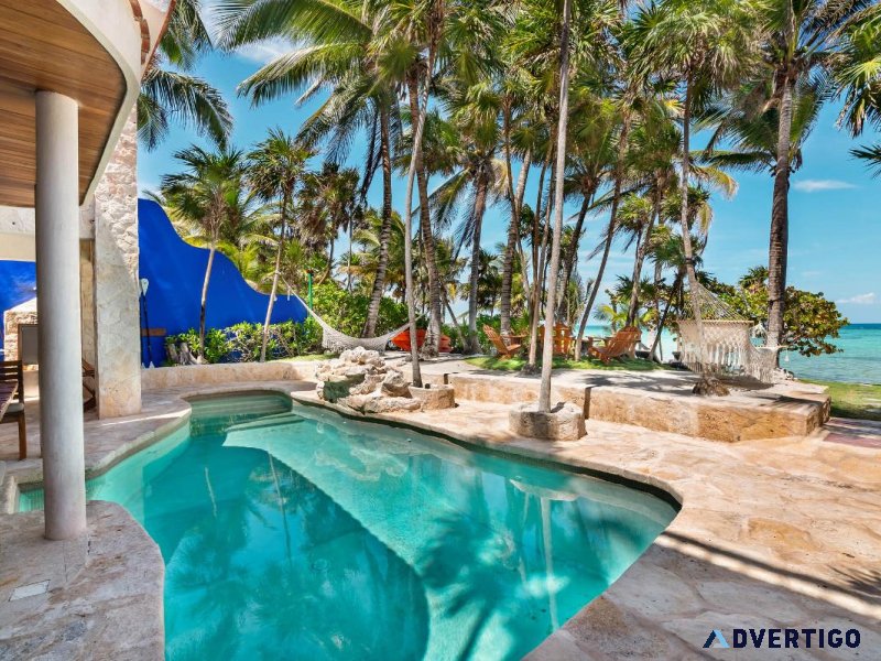 Akumal 5-Bedroom Beachfront Villa for Sale