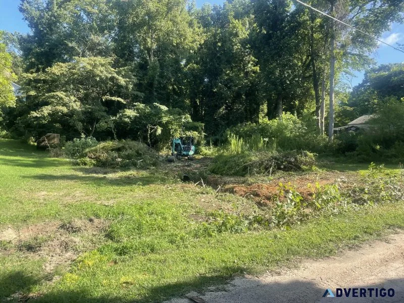 Treestump removal land clearing grading