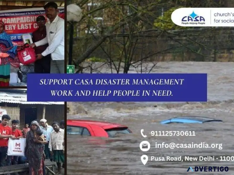 Support CASA Disaster Management Work and Help People in Need.