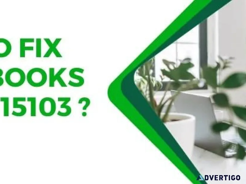 How to Fix QuickBooks Error 15103