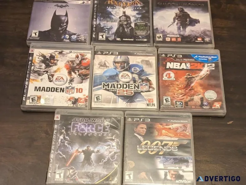 Complete In Box PlayStation 3 Video Games