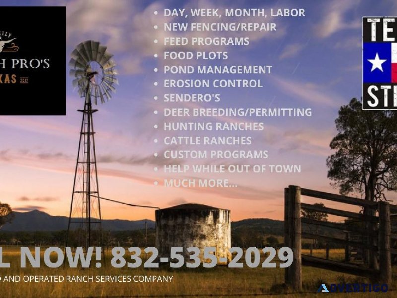 Ranch Services - No project too big or small