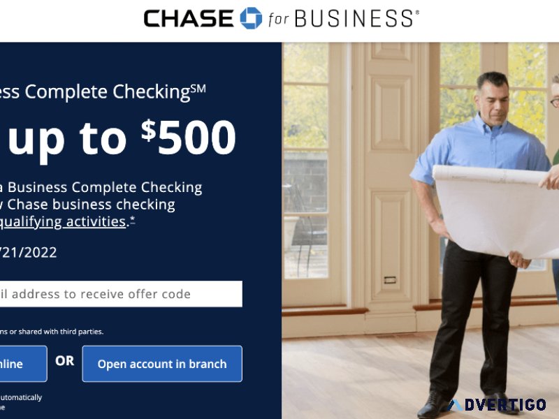 Get 500 for your Chase Account