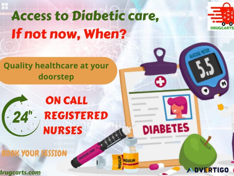 Best online diabetes care services 24/7 at home | drugcarts