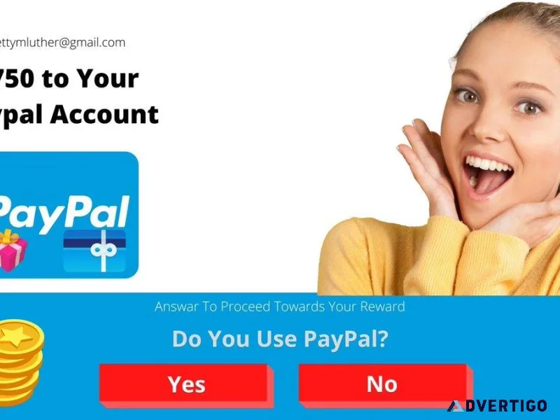 Your Chance to get 750 to Your PayPal Account