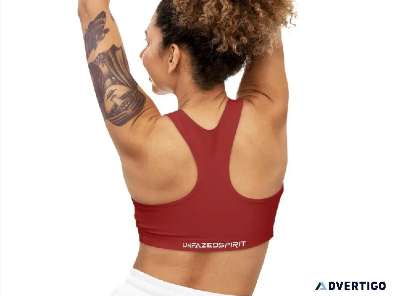 Maroon Seamless Bra