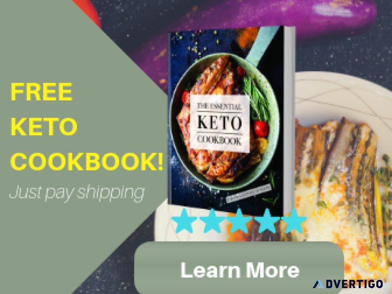 The Essential Keto Cookbook (Physical) - Free  Shipping