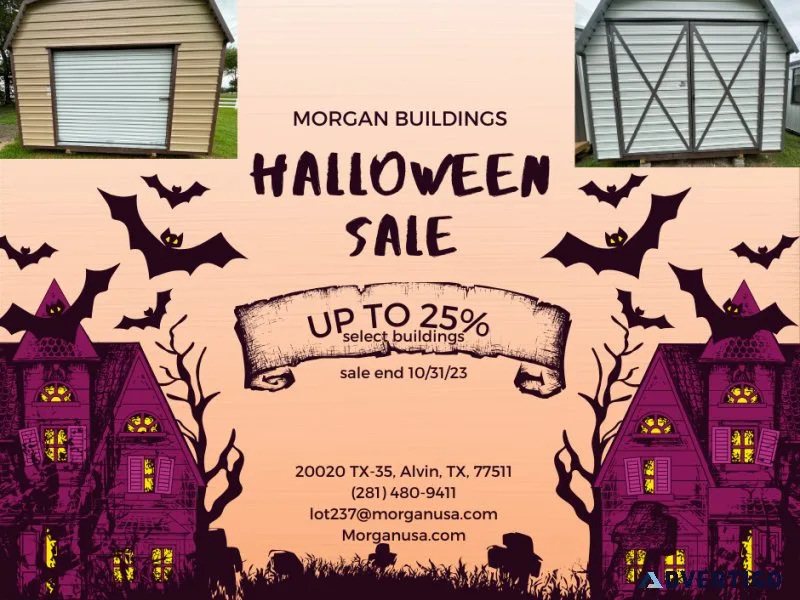Halloween building sale