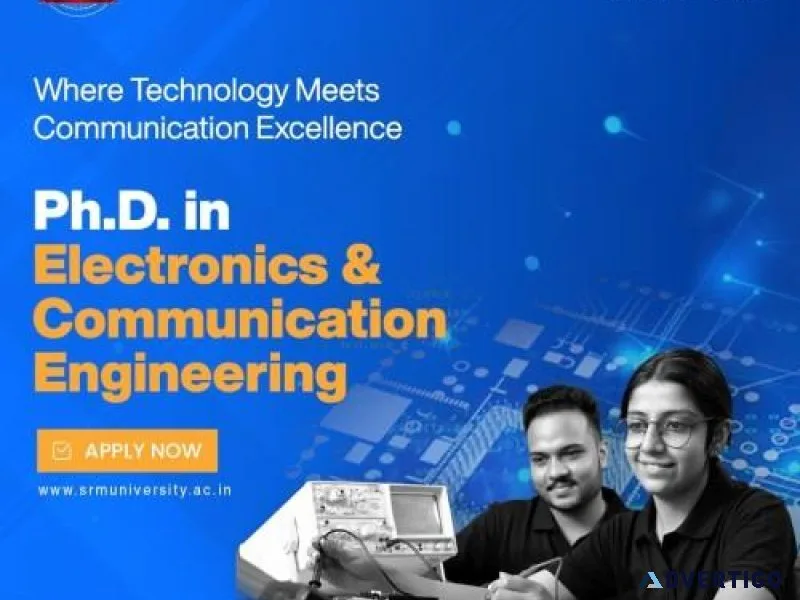 SRM University Delhi NCR Ph.D. in ECE for Leading Technologies