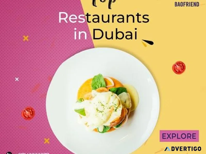 Top Restaurants in Dubai  Baofriend UAE