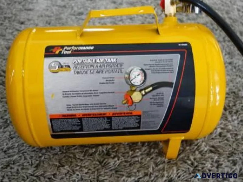 Performance Tool 5 Gallon Portable Air Tank