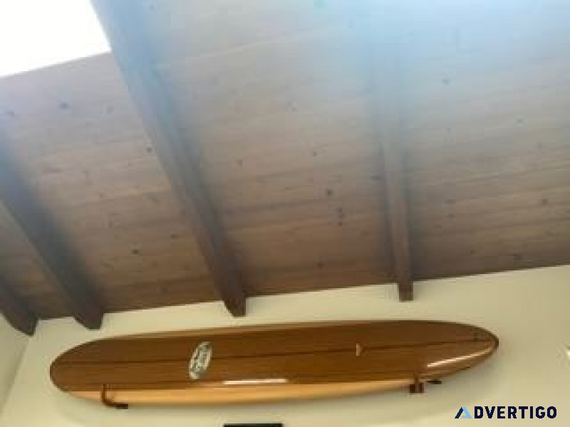 Wood longboard