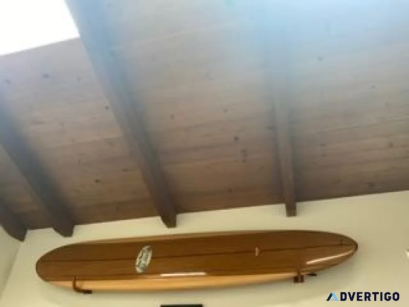Wood longboard
