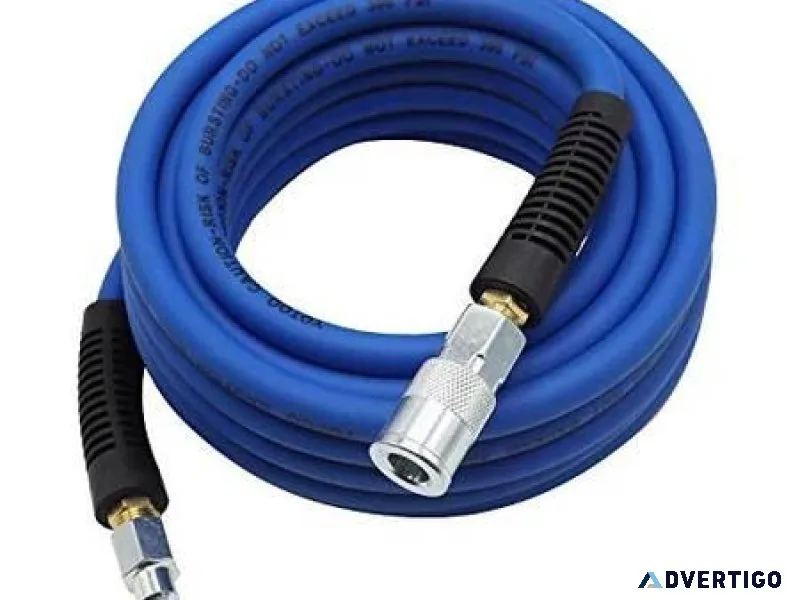 New 14&quotx 25  Blue Hybrid Pneumatic Air Hose