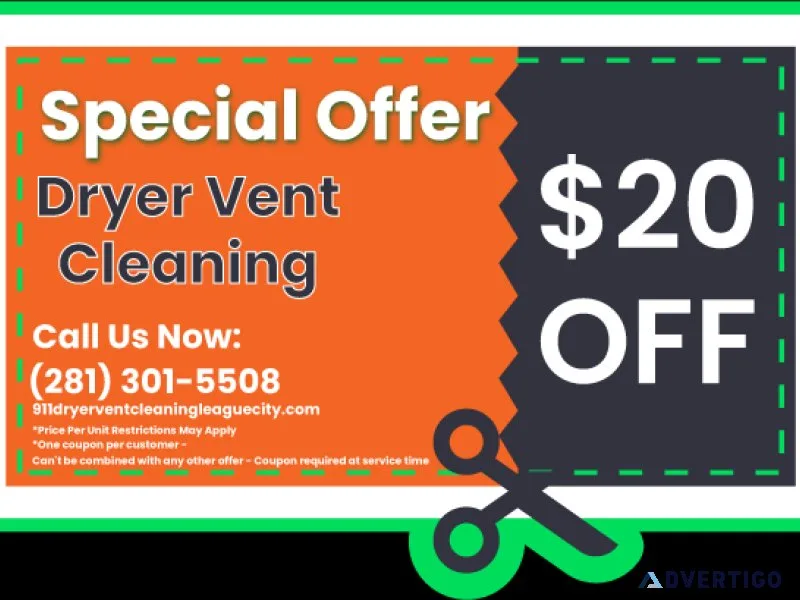 911 Dryer Vent Cleaning League City TX