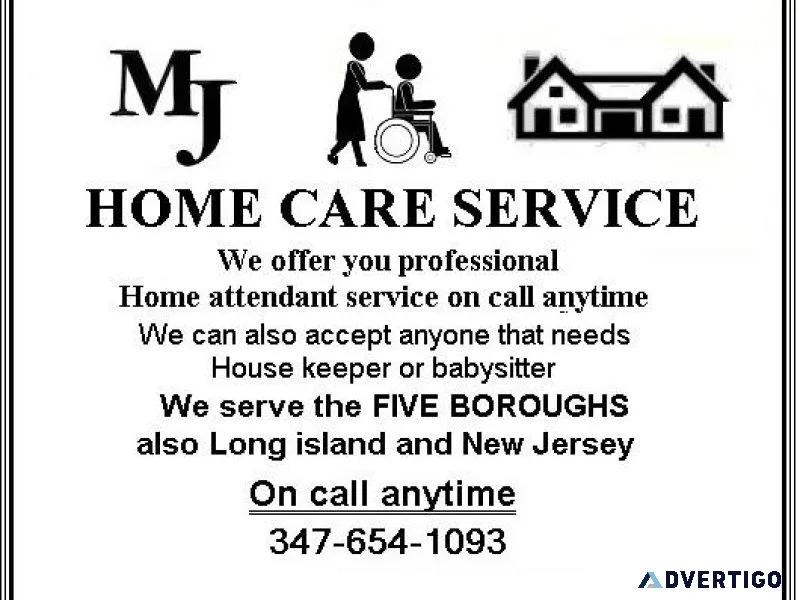JM home attendant babysitting and housekeeping service
