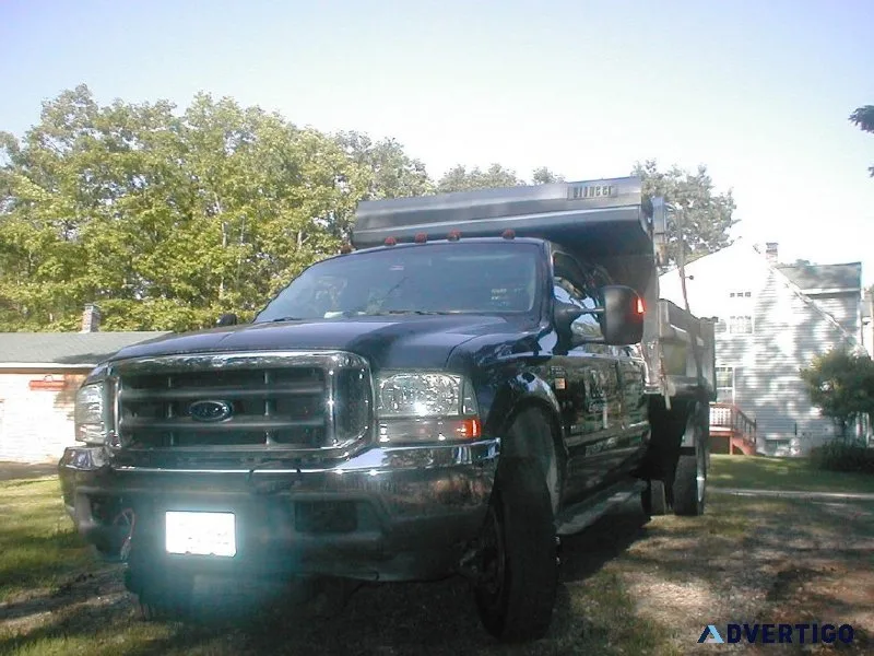 2004 Ford F-550 4X4 Turbo Deisel With Stainless Steel Dump Body