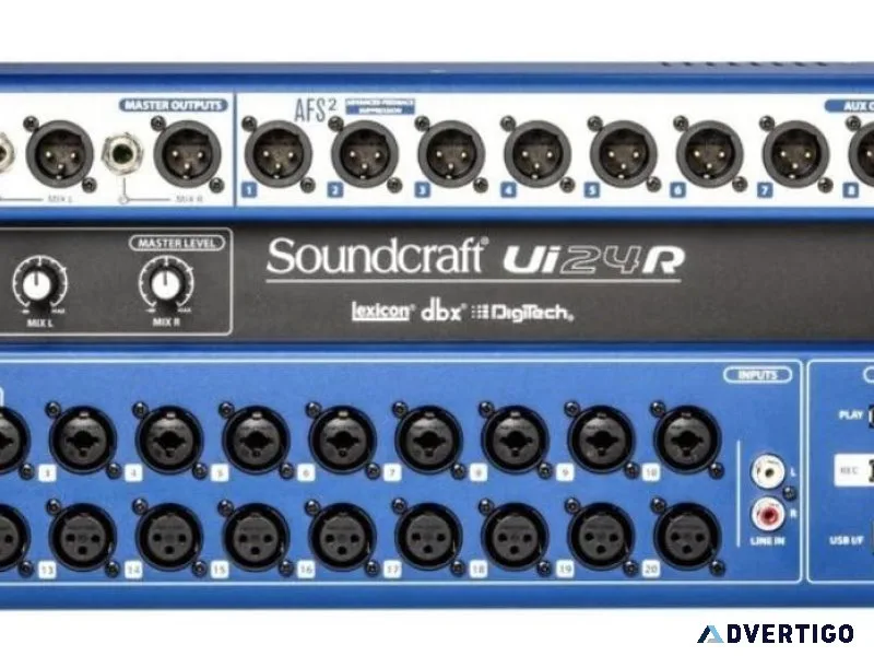 Digital sound mixer  Soundcraft UI24R mint condition