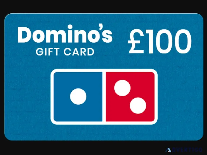 Get a &pound100 Dominos Gift Card