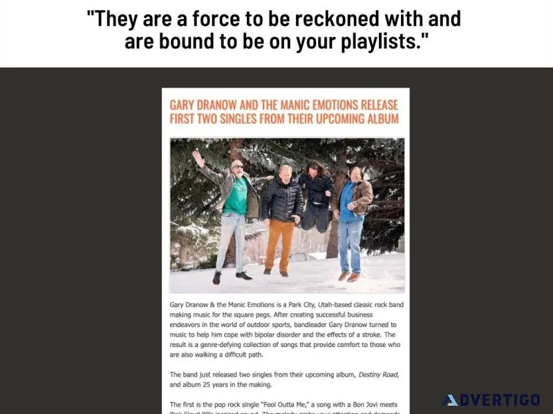 Rock Bands Near Park City