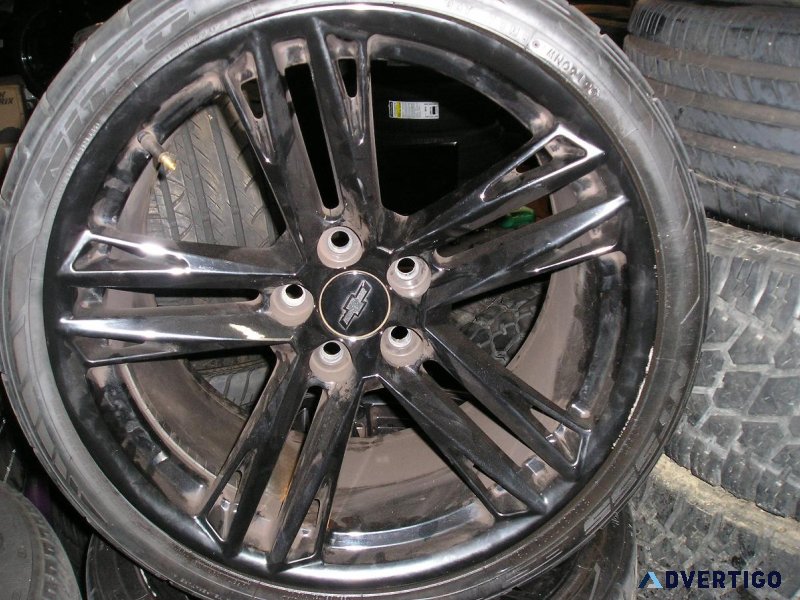 4 20 inch chevy camaro wheels and tires