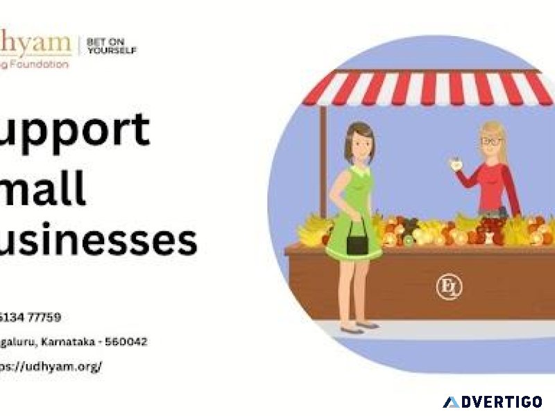 Support Small Businesses with Udhyam Learning Foundation