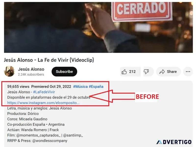 Jes&uacutes Alonso - La Fe de Vivir (Videoclip)