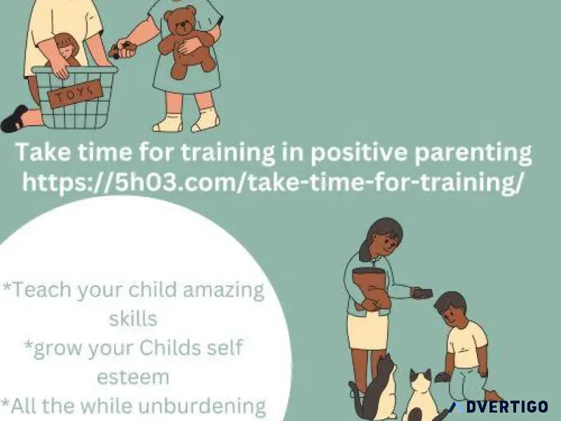 Take time for training in positive parenting