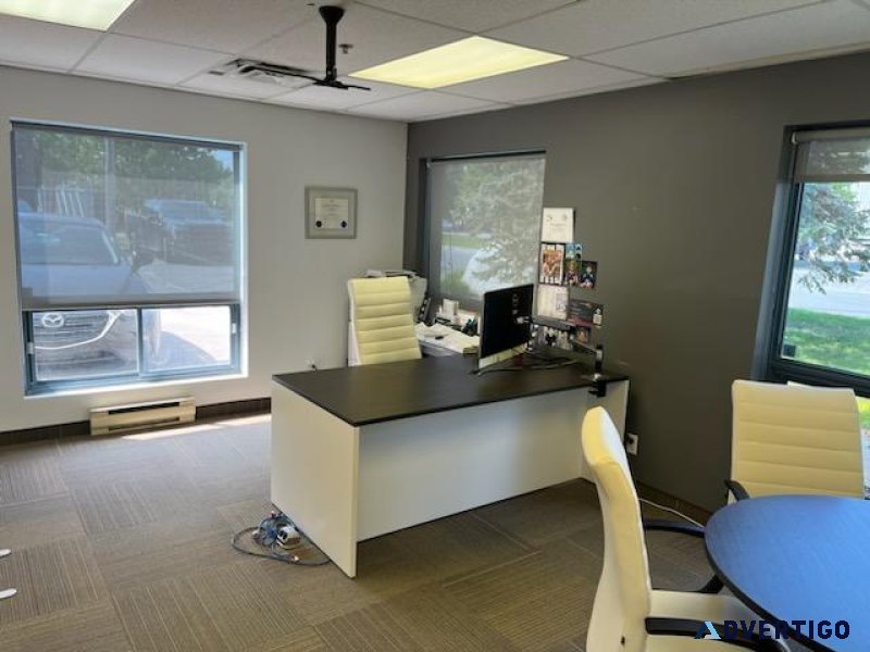 Shared furnished office space  for rent Brossard