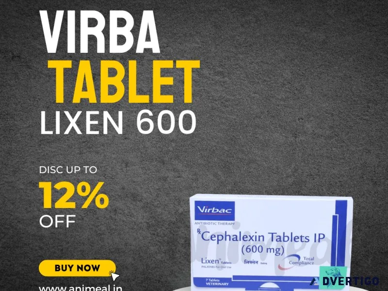 Lixen 600 Tablet 7tab - Flat 12% OFF - Free Shipping - Animeal