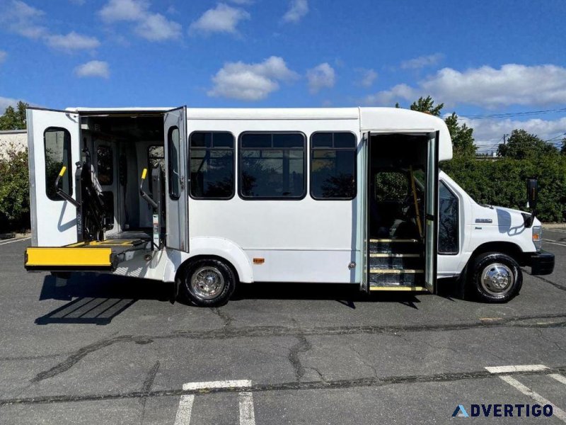 2014 Ford E350 Non-CDL Wheelchair Shuttle Bus For Sale (A5289)