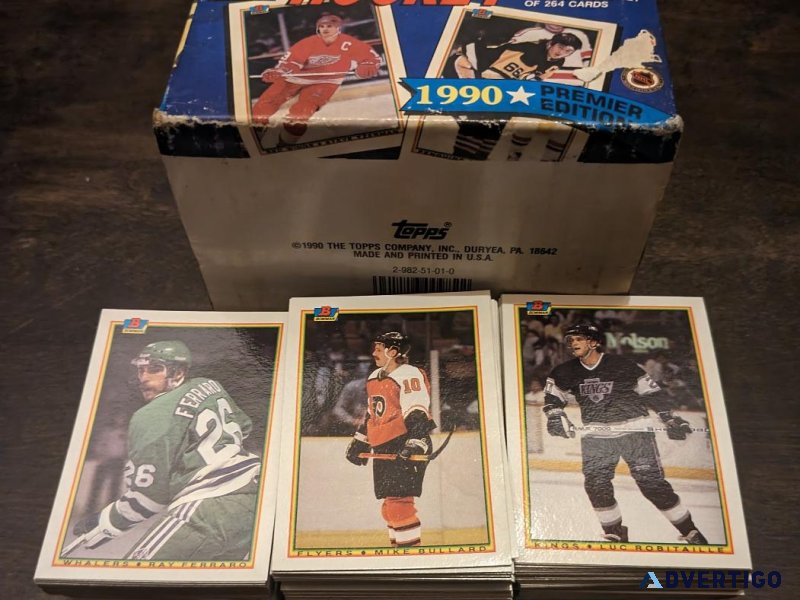 1990 NHL Topps &quotBowman" Trading Cards - 238 Cards Total