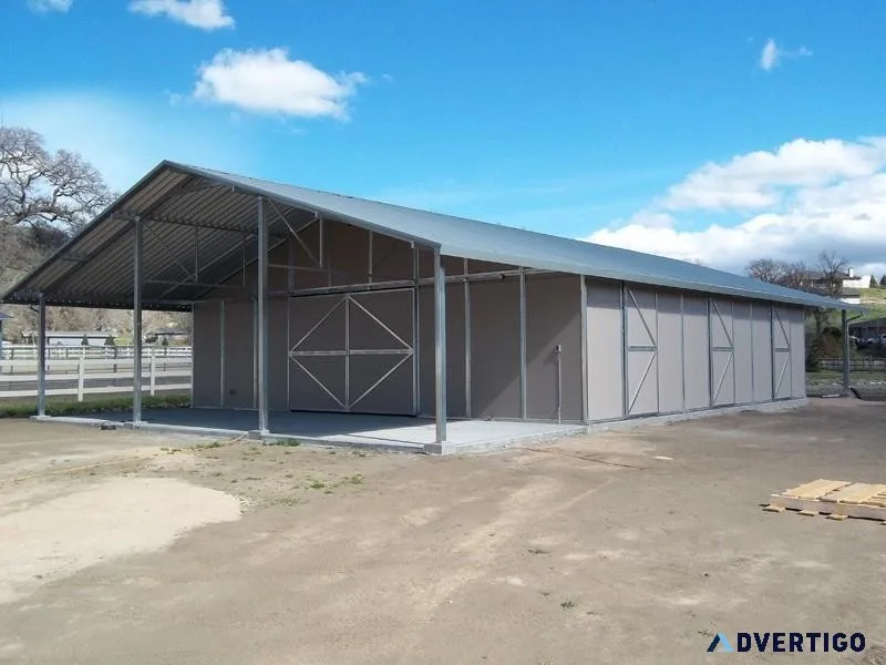Prioritize the Safety of Your Horses Get Metal Horse Barn Today