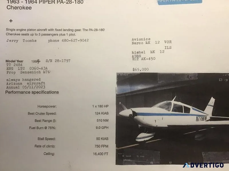 Piper for sale