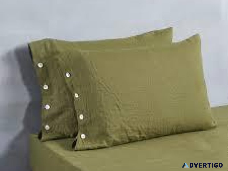 Buy Side Buttoned Pillowcases Online