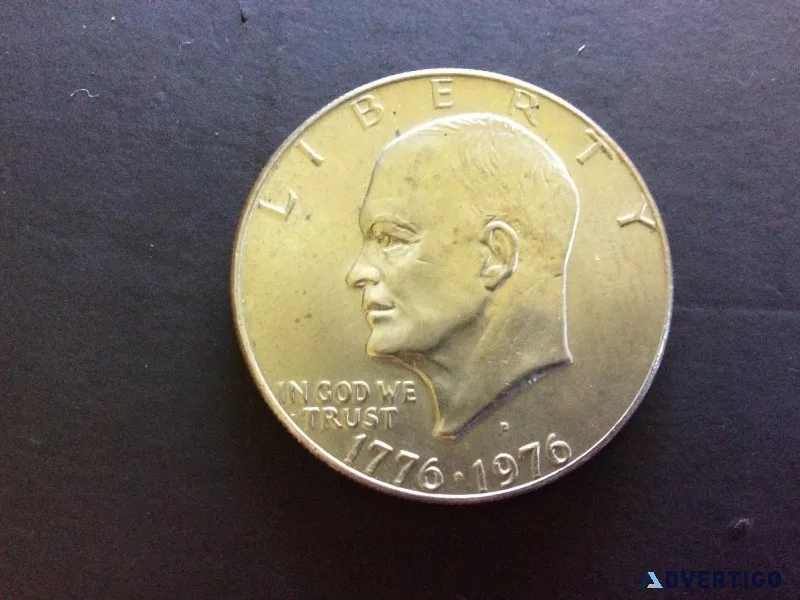 1776-1979 Bicentennial Eisenhower dollar bill.
