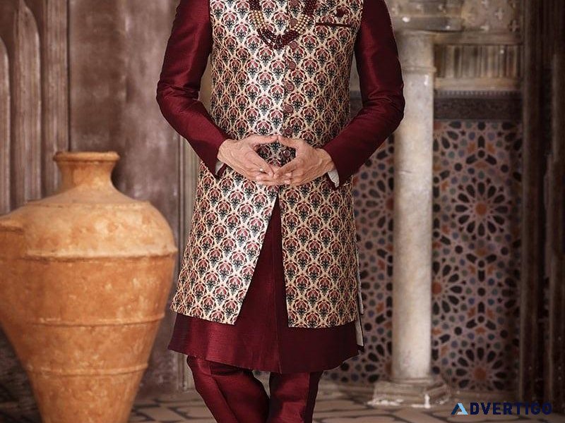 Stylish Indian Sherwani for men online