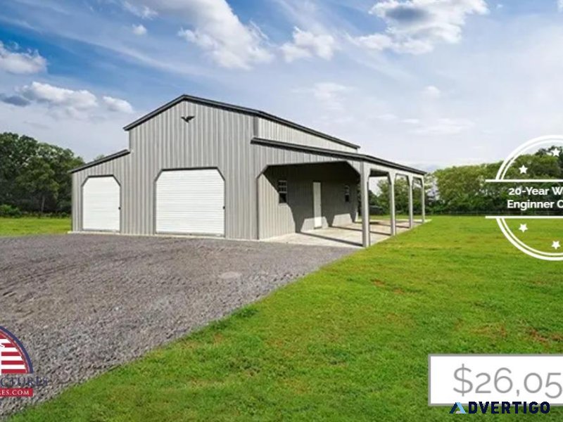 American-Structures - 44X40X149 HORSE BARN