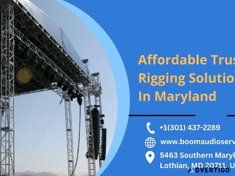 Affordable Truss And Rigging Solutions Rent In Maryland