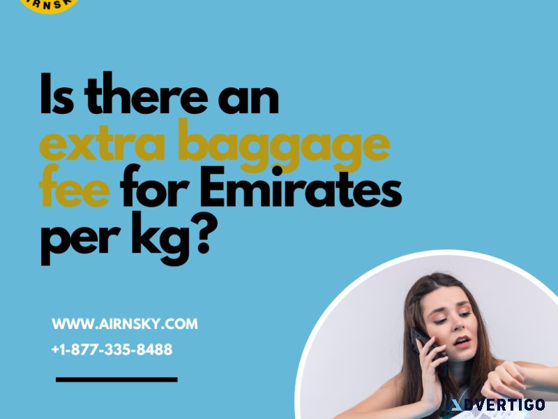 Is there an extra baggage fee for Emirates per kg