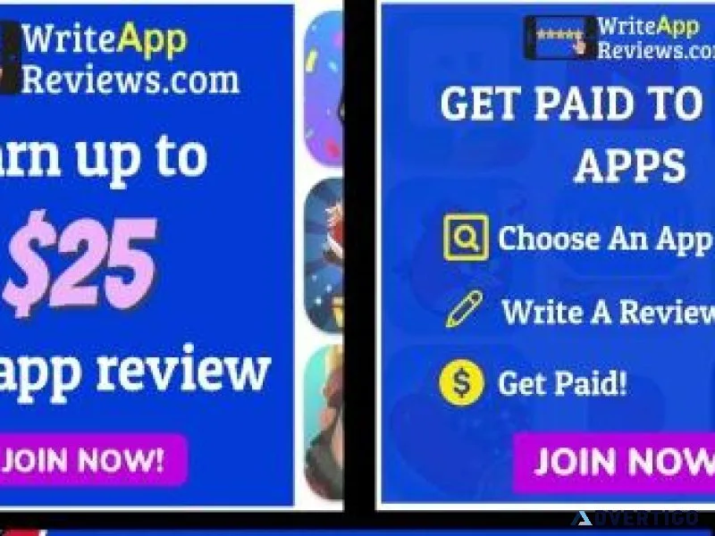300   week for writing app review